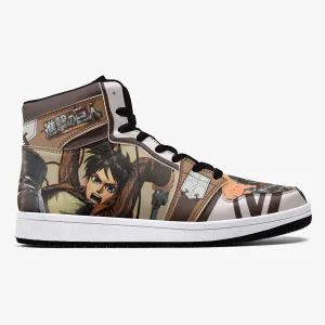 Eren Yeager Training Corps Shingeki no Kyojin Mid 1 Basketball Shoes