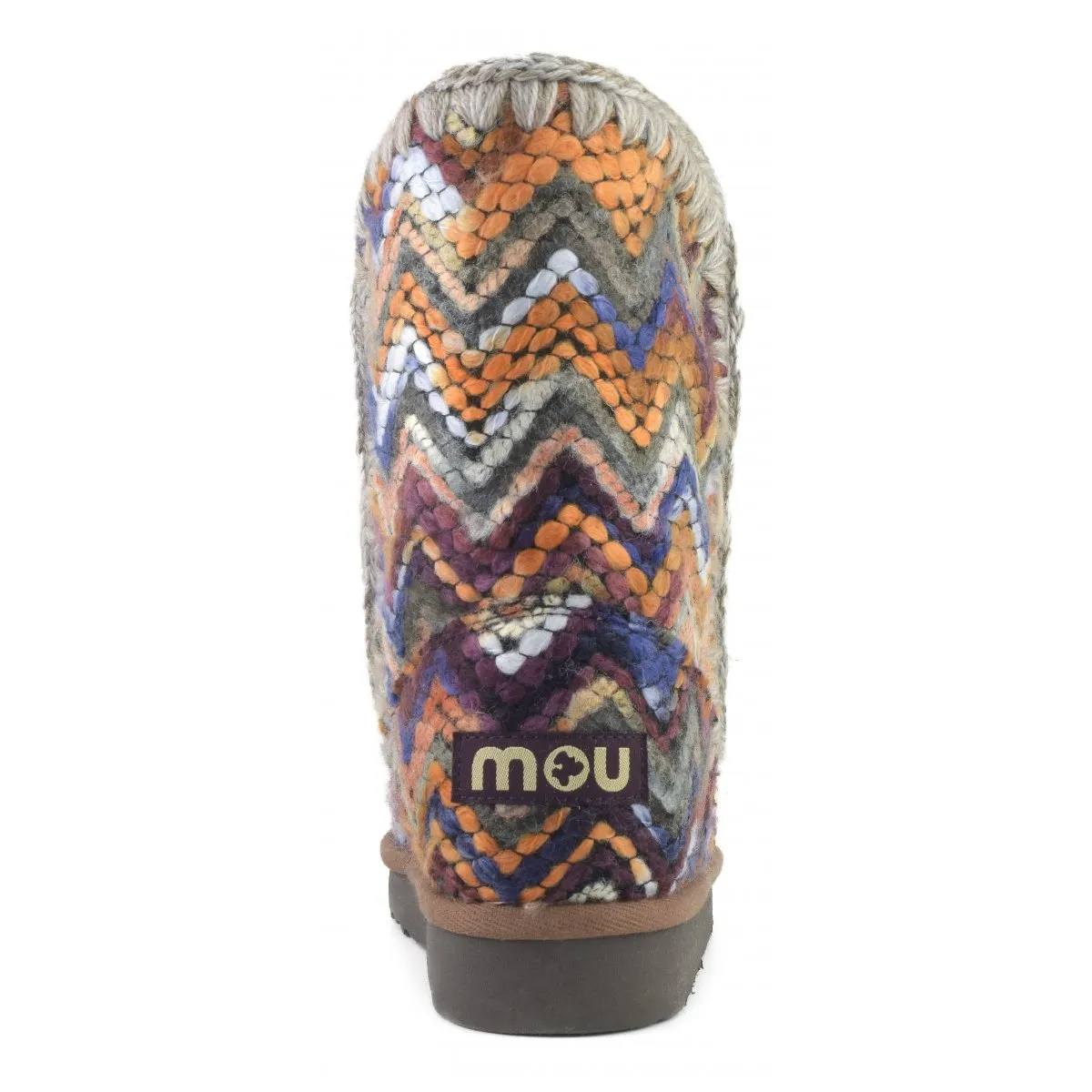 Eskimo Wool Fabric Boot in Multi Stripe