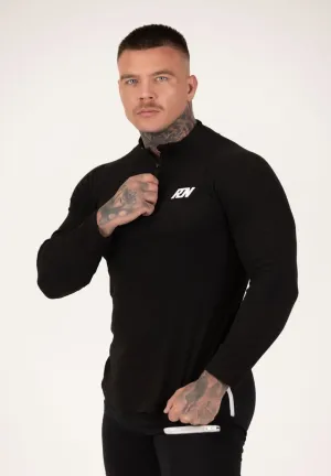 Essential 1/4 Long sleeve - Black