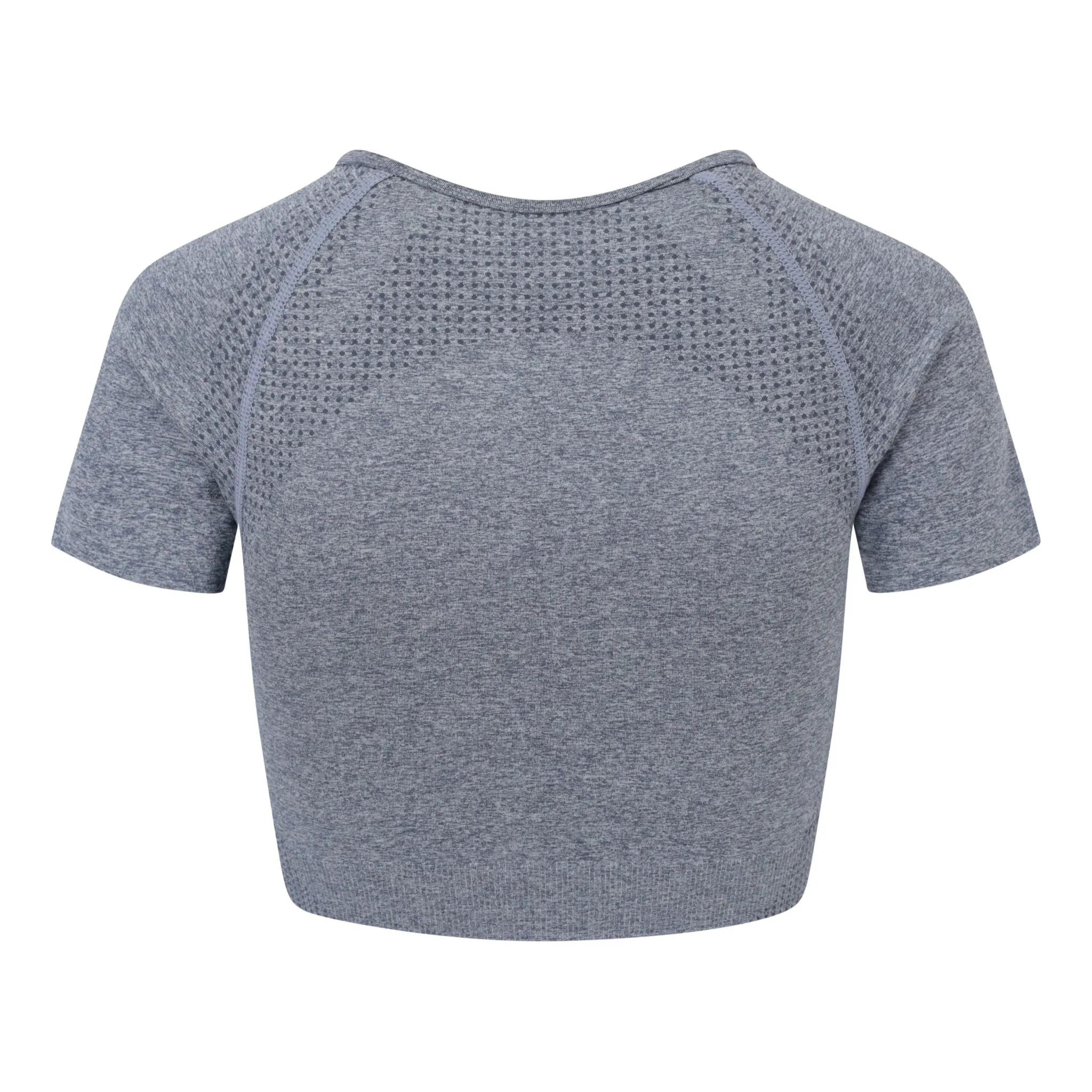 Essential Seamless Crop Top Light Blue