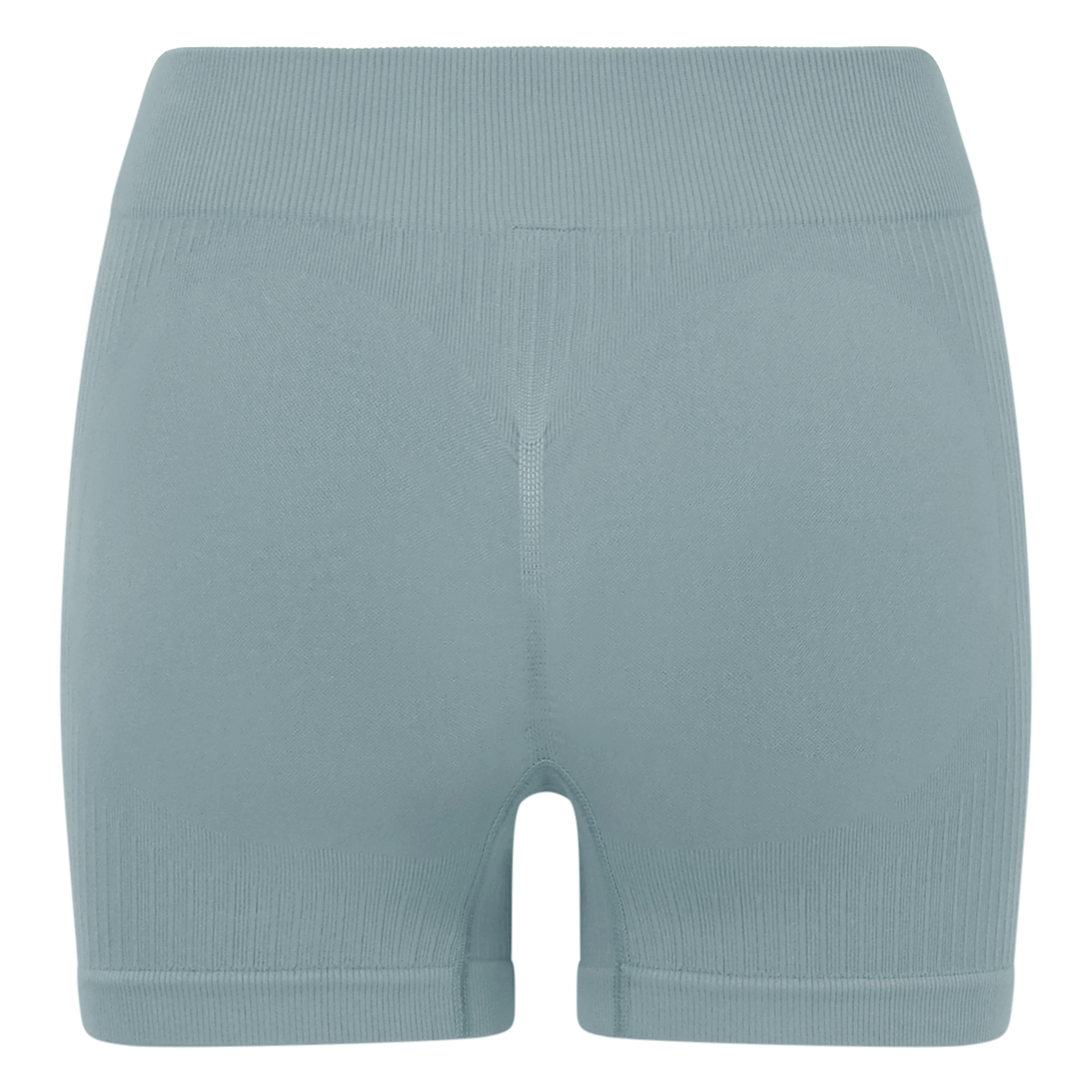 Essential Seamless Wide Rib Short Duck Egg