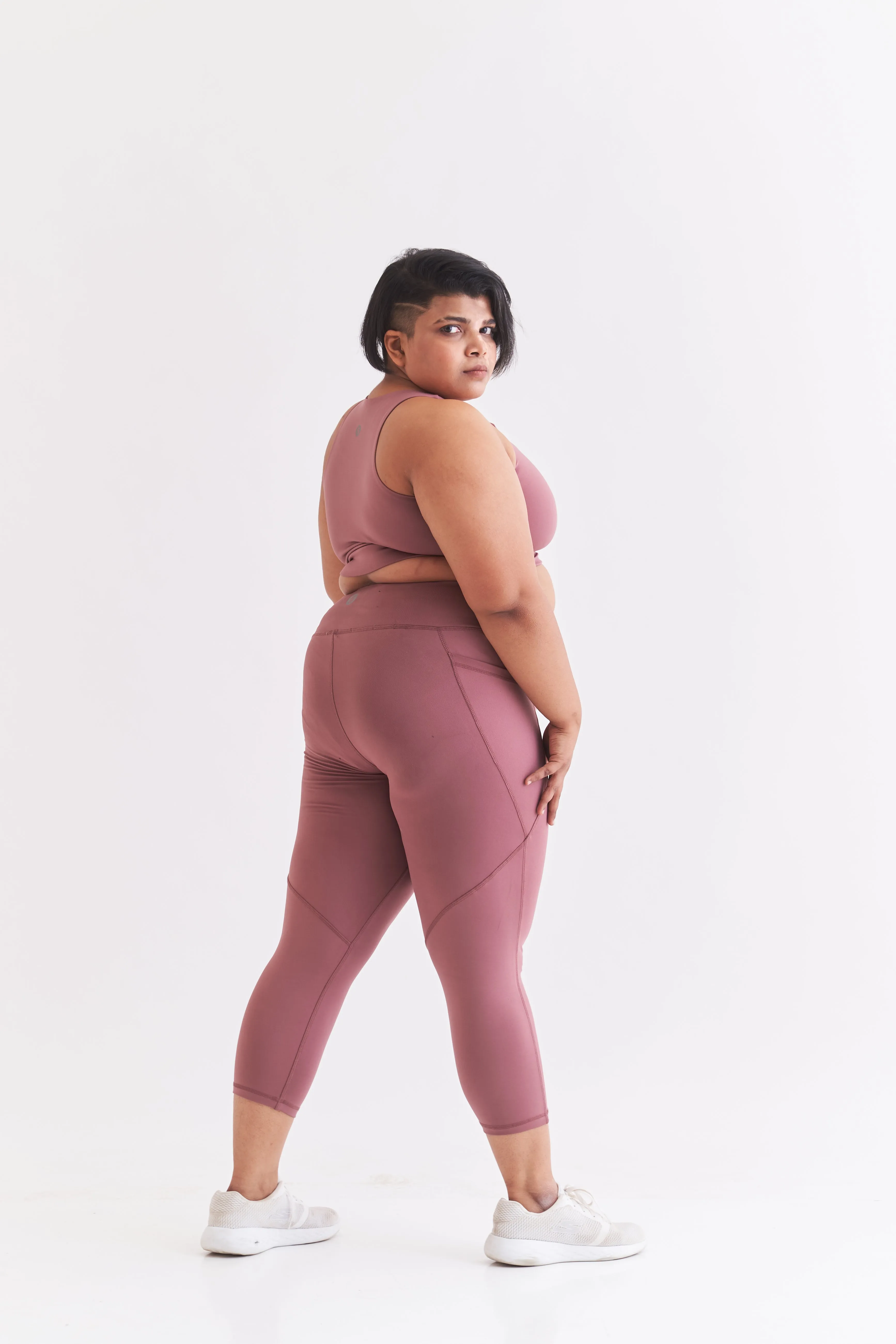 Feel Comfy Capri: Rose Brown