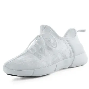 Fiber Optic Fabric Light Up Shoes Flashing Teenager Luminous Sneakers