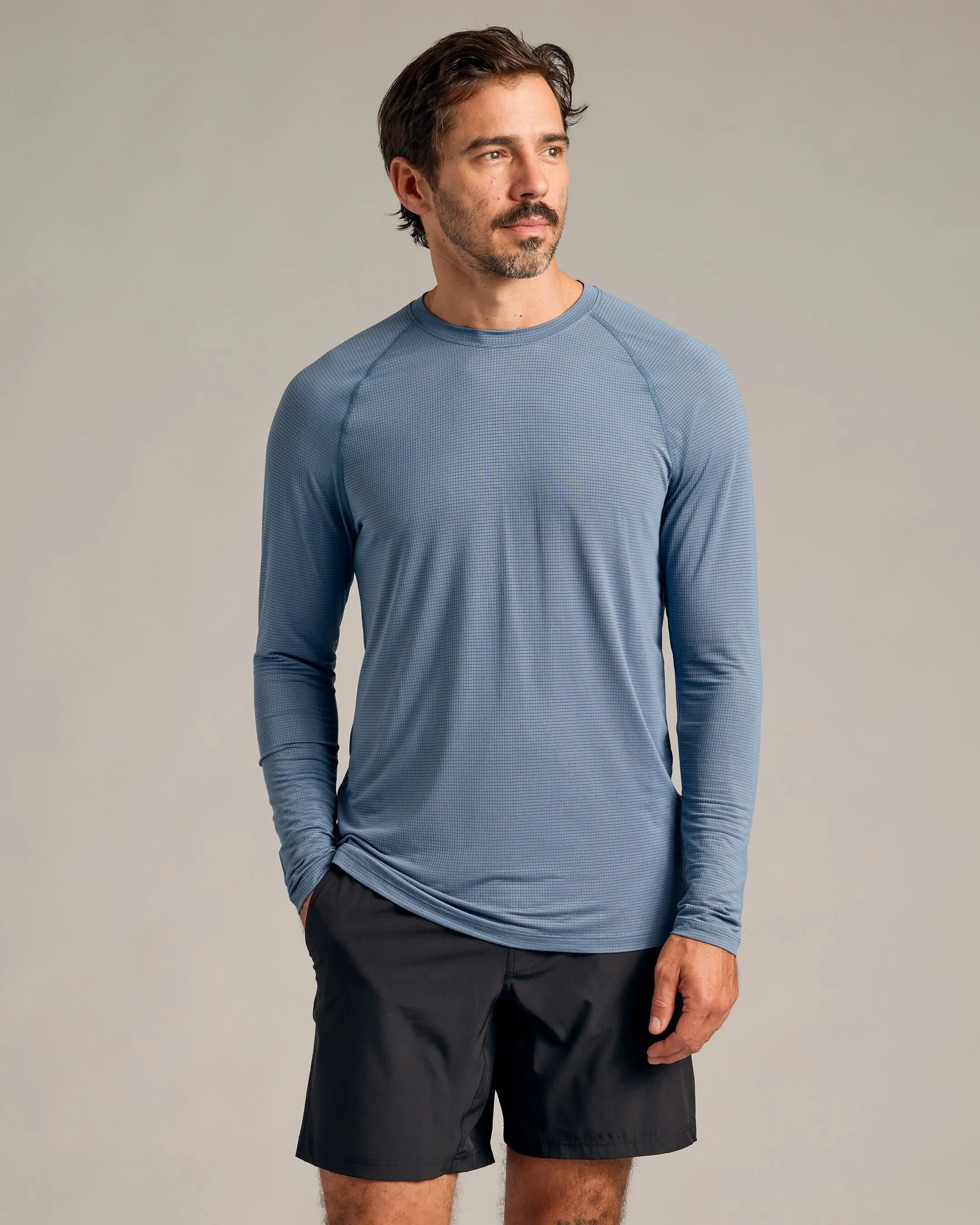 Fiord & Kelp Long Sleeve Active Mesh Crew 2-Pack