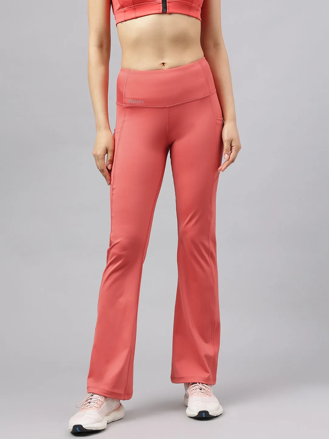 Fitkin high waist side pocket trackpants