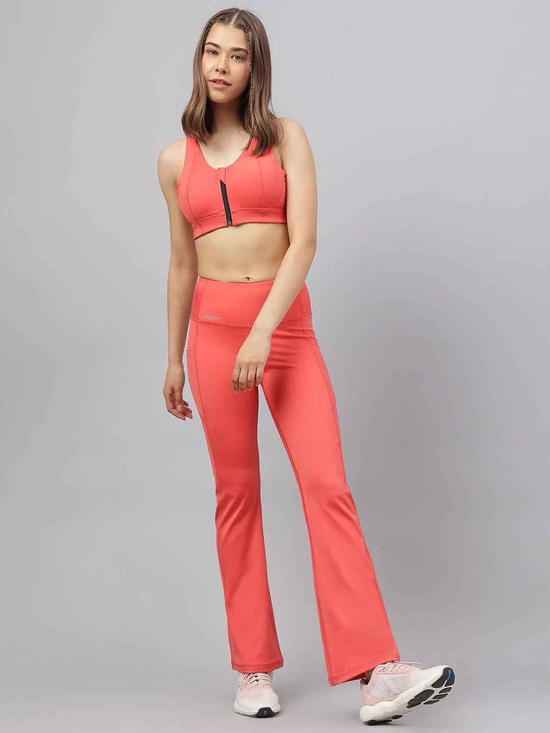 Fitkin high waist side pocket trackpants