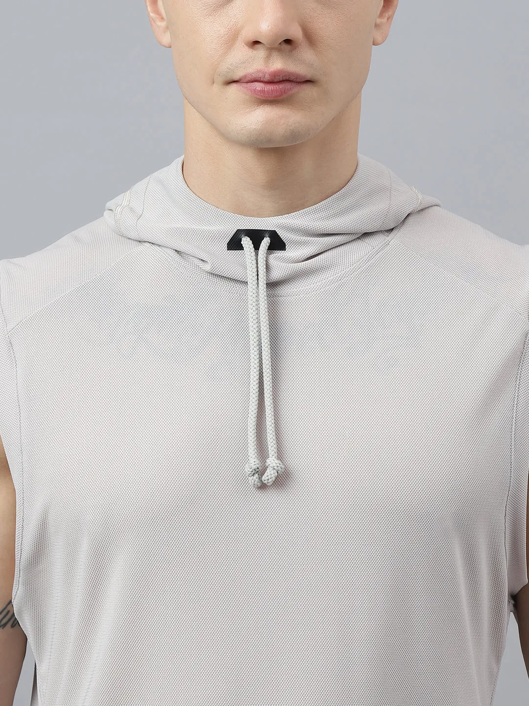 Fitkin men self design hooded tshirt
