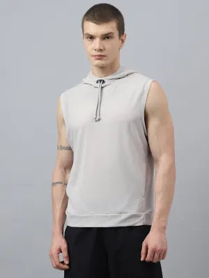 Fitkin men self design hooded tshirt