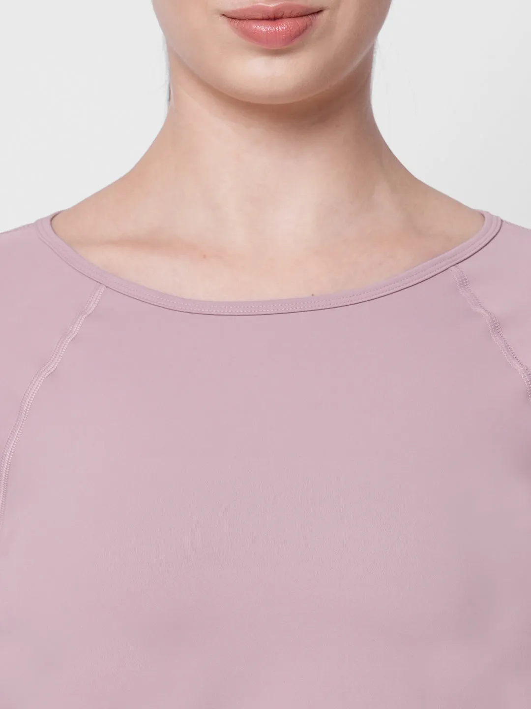 Fitkin women anti-odor lavender reglan long sleeve tshirt