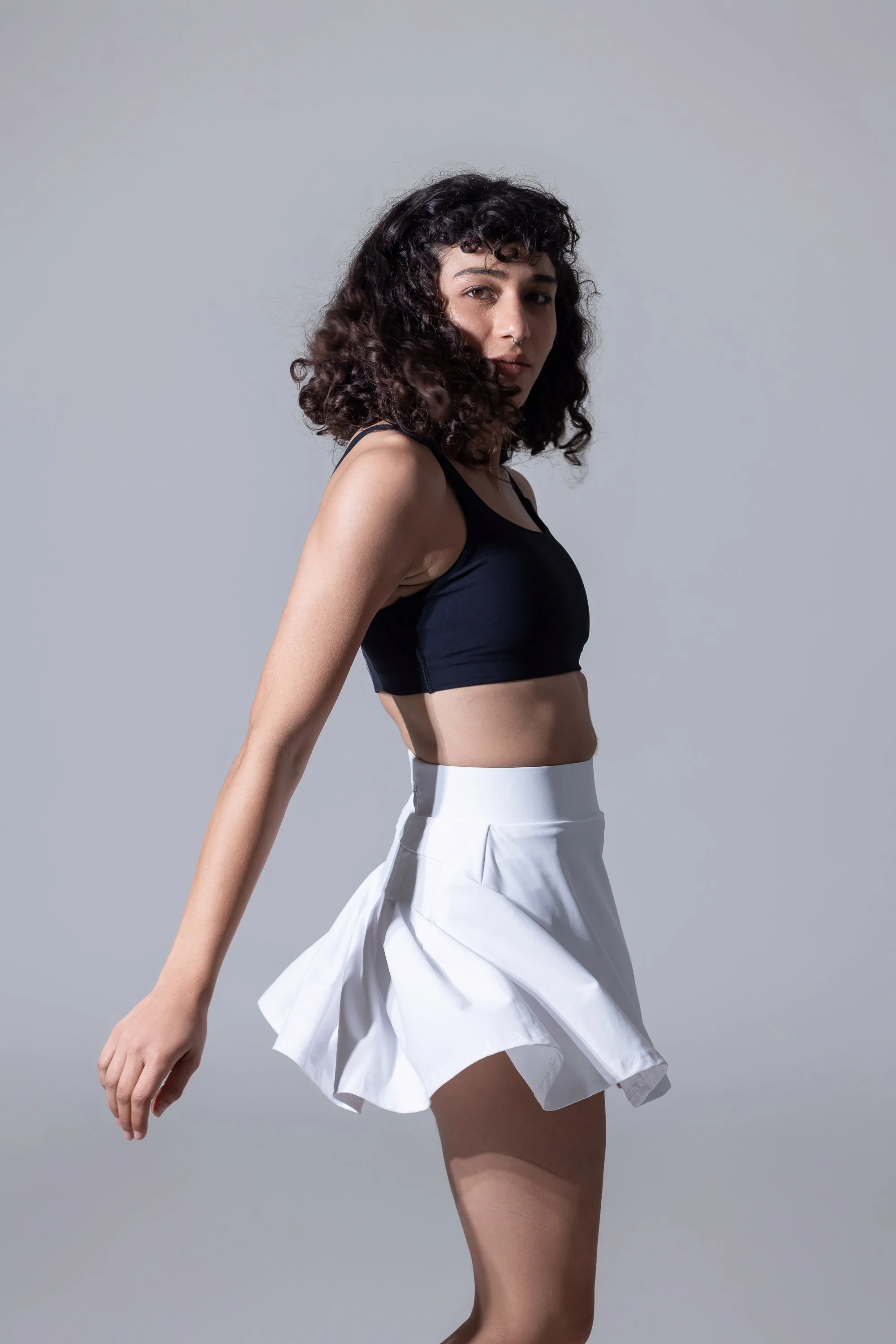 Flow Skort White