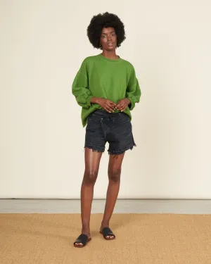 fond sweatshirt - moss