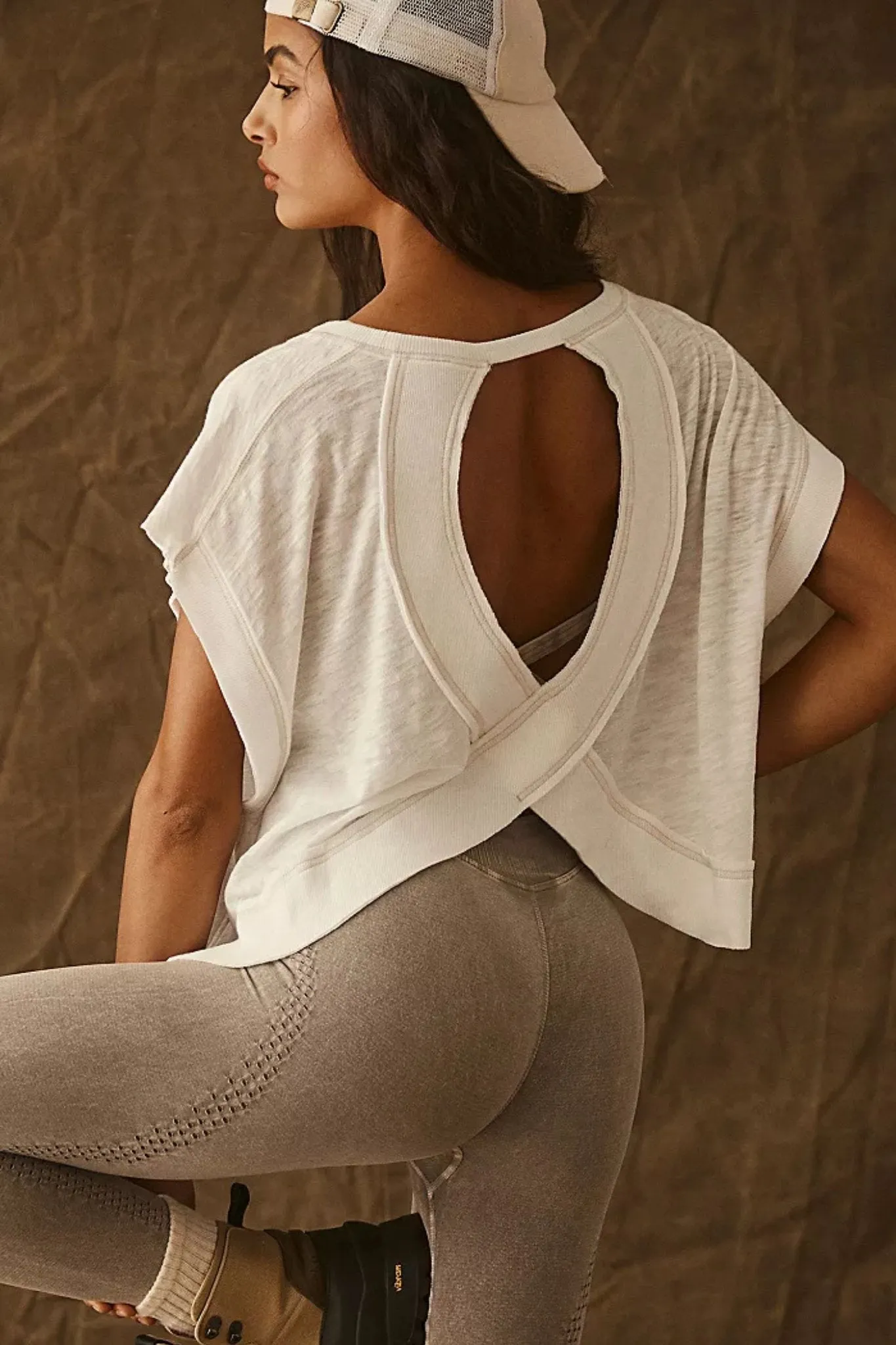 Free People: My Time Tee in White
