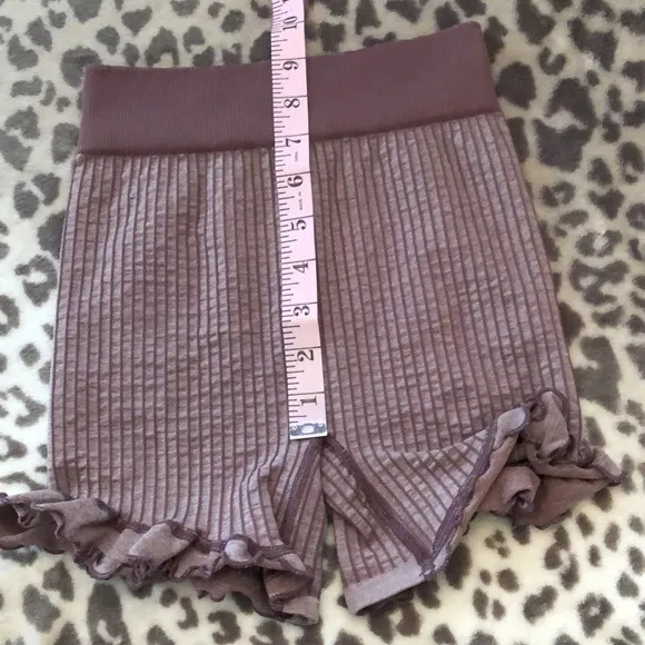 Free People Ruffle Shorts in Purple Size XS/S