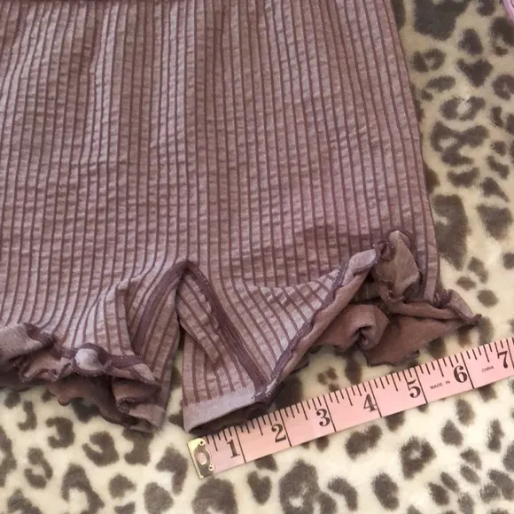 Free People Ruffle Shorts in Purple Size XS/S