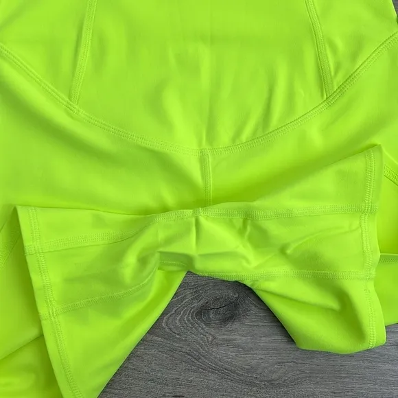 Free People x HATCH Never Better Maternity Shorts Small Neon Green Bike Shorts