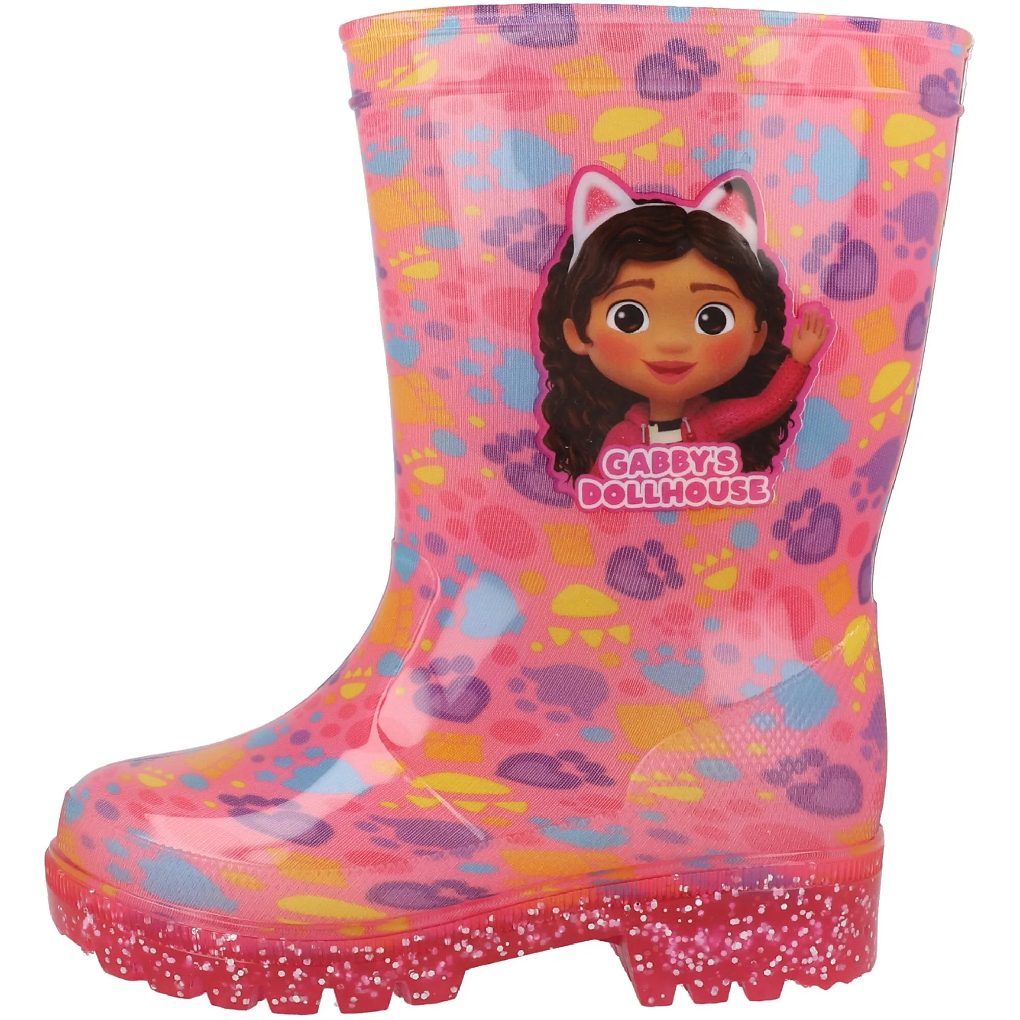 Gabby's Dollhouse Pink Kids Wellies
