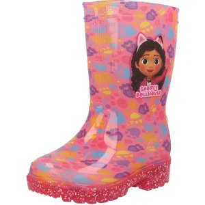 Gabby's Dollhouse Pink Kids Wellies