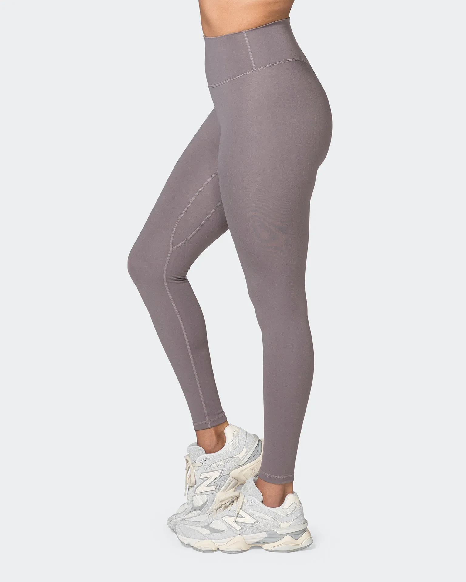 Game Changer Scrunch Full Length Leggings - Pearl Grey