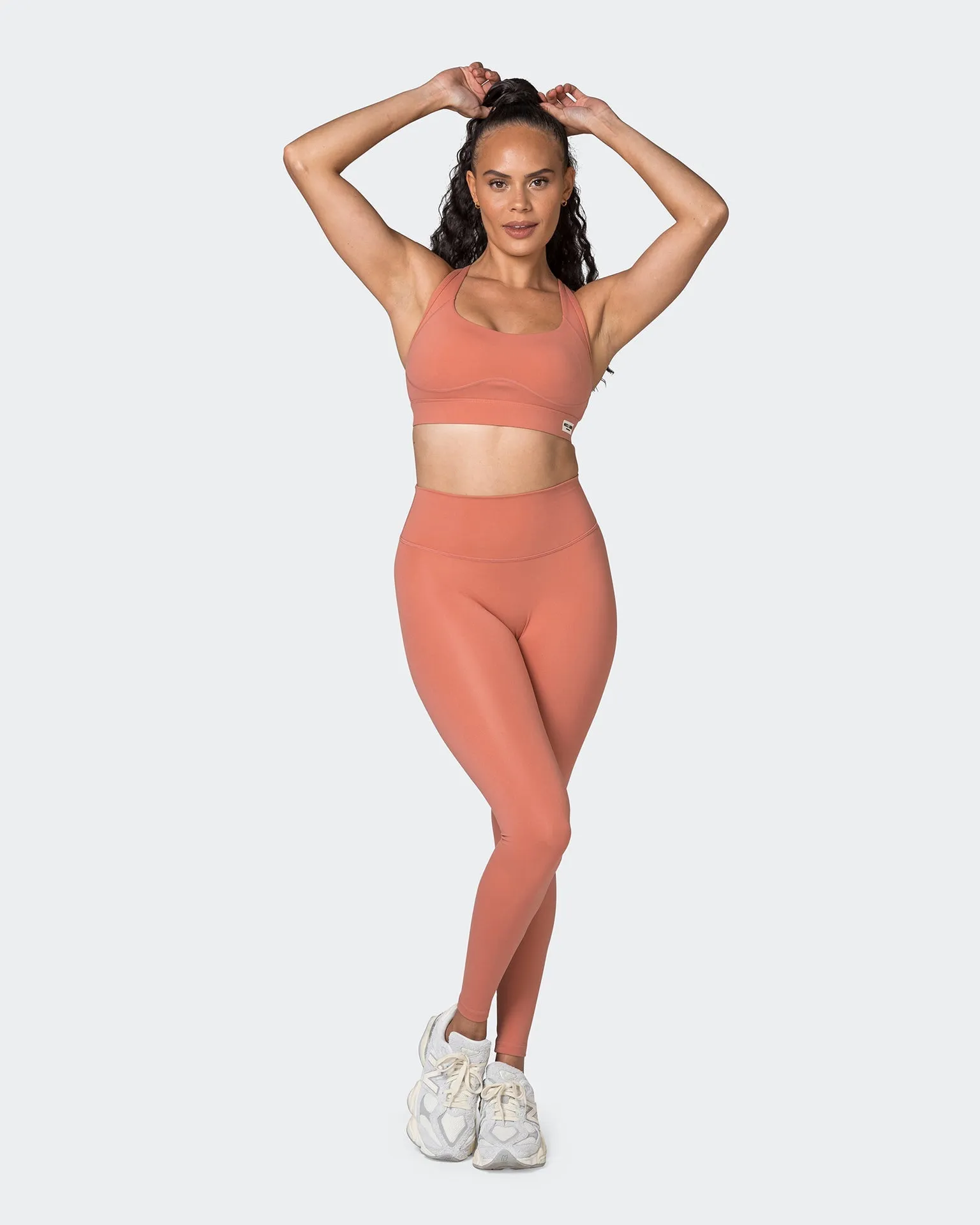 Game Changer Scrunch Full Length Leggings - Powdered Pink