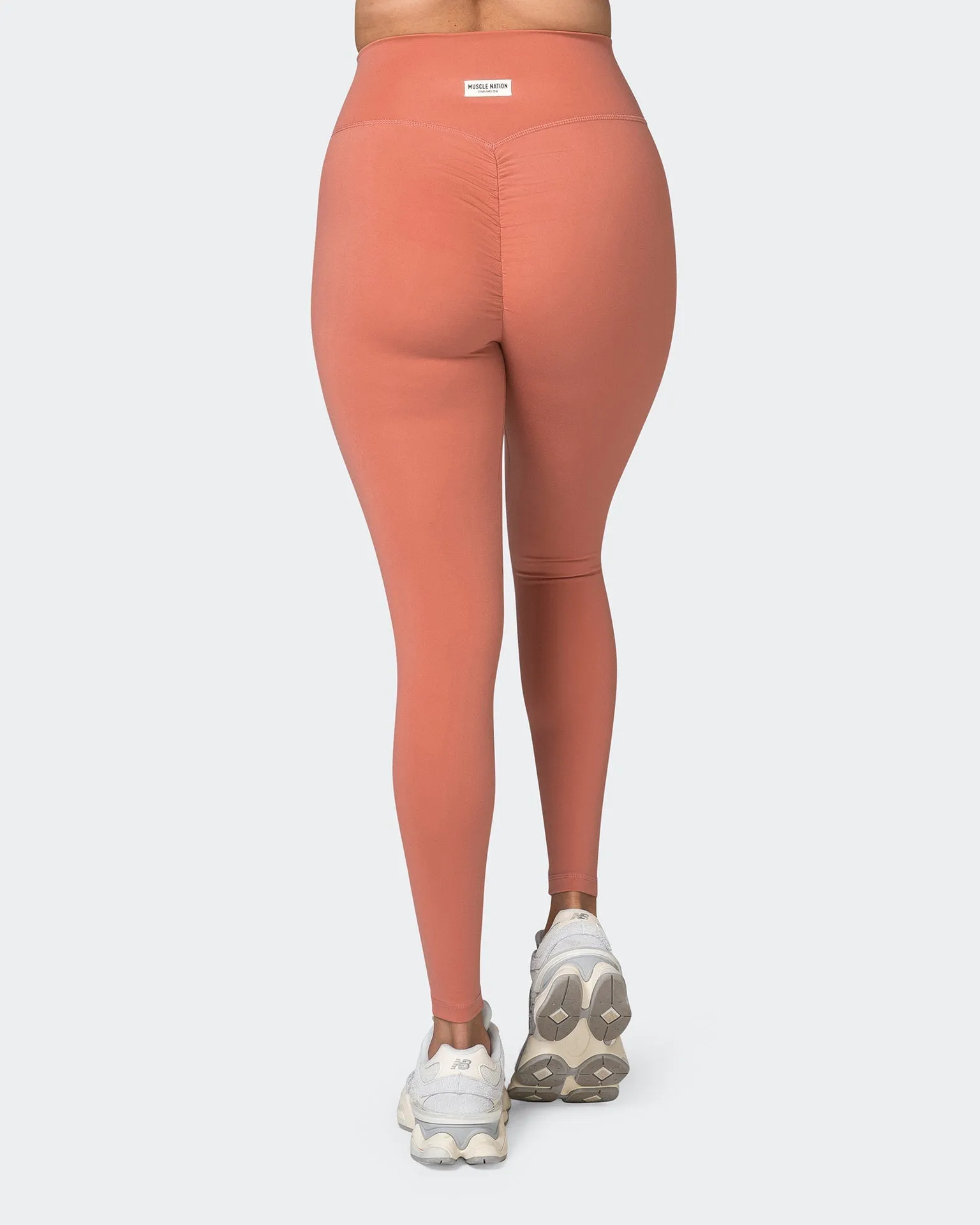 Game Changer Scrunch Full Length Leggings - Powdered Pink