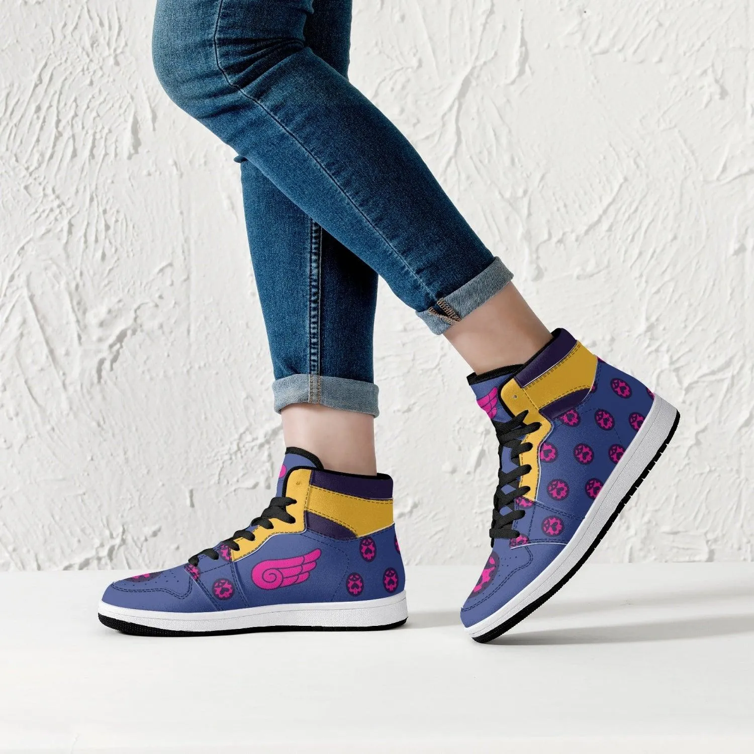 Giorno Giovanna Manga Jojo's Bizarre Adventure Mid 1 Basketball Shoes
