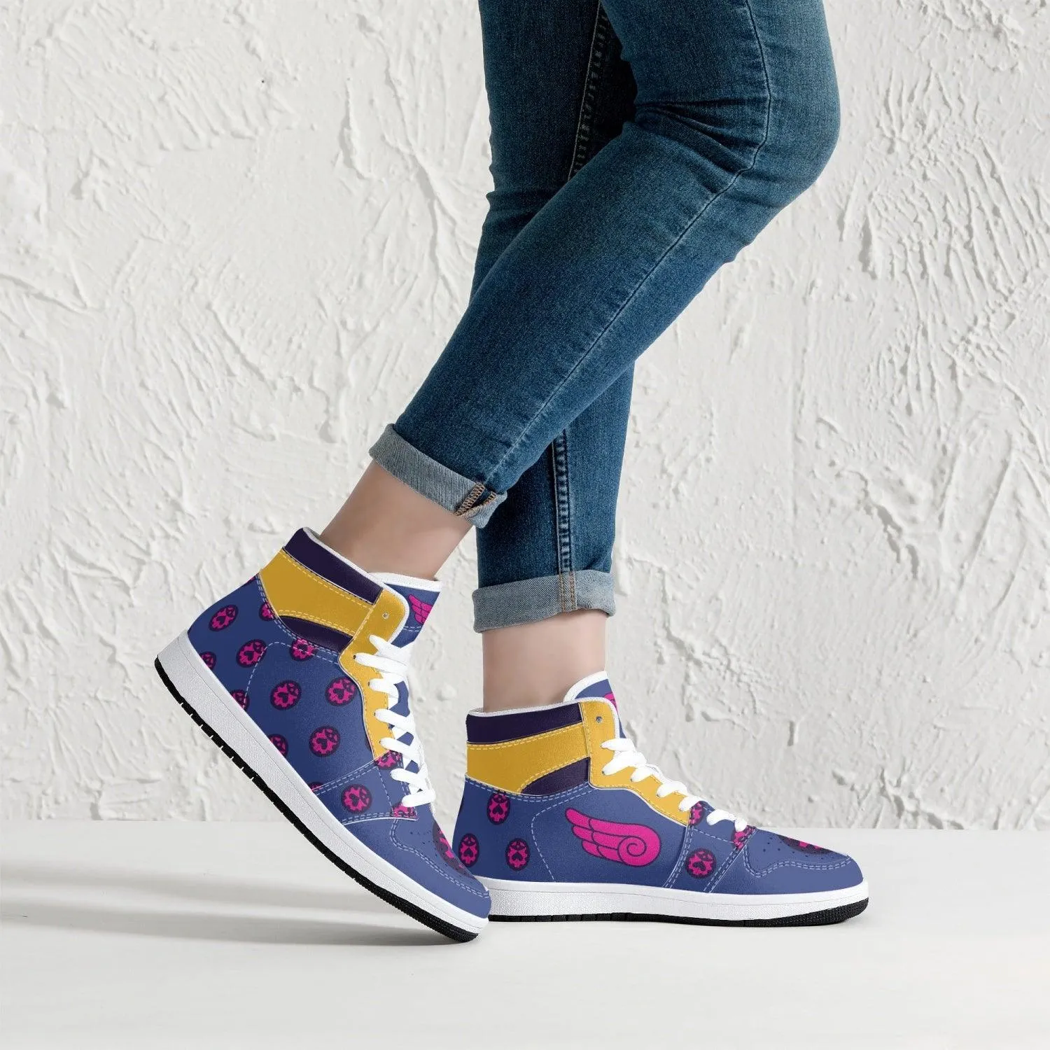 Giorno Giovanna Manga Jojo's Bizarre Adventure Mid 1 Basketball Shoes
