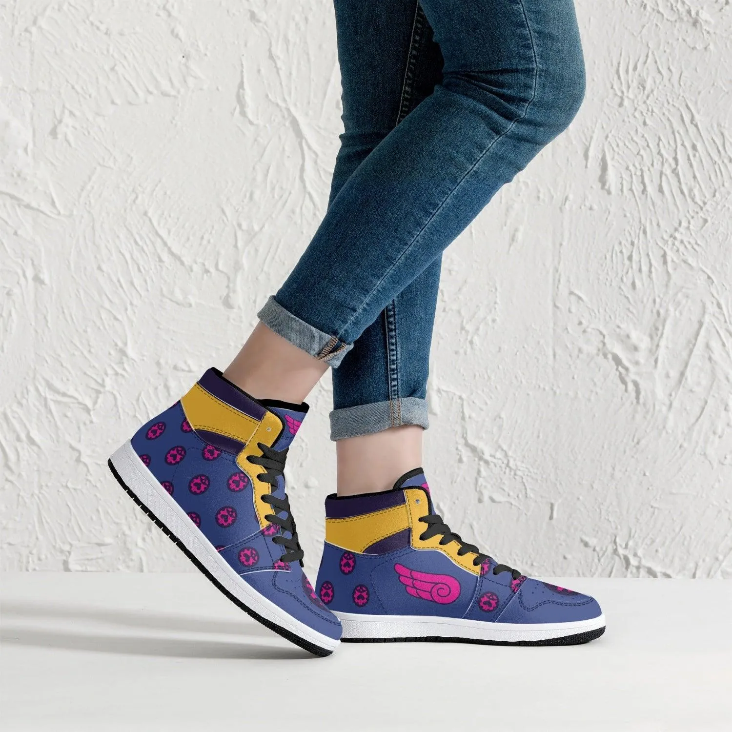 Giorno Giovanna Manga Jojo's Bizarre Adventure Mid 1 Basketball Shoes