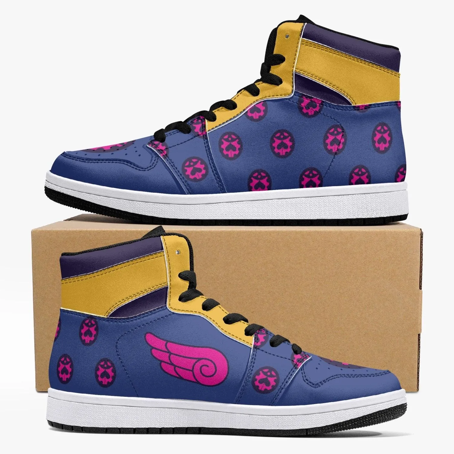 Giorno Giovanna Manga Jojo's Bizarre Adventure Mid 1 Basketball Shoes