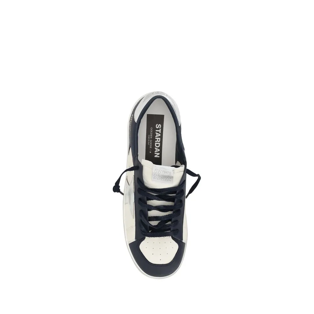 Golden Goose Stardan Men Black White Sneakers Leather Casual Trainer Shoes EU 42