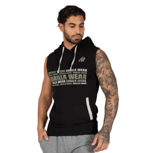 Gorilla Wear Melbourne S/L Hooded T-Shirt - Black