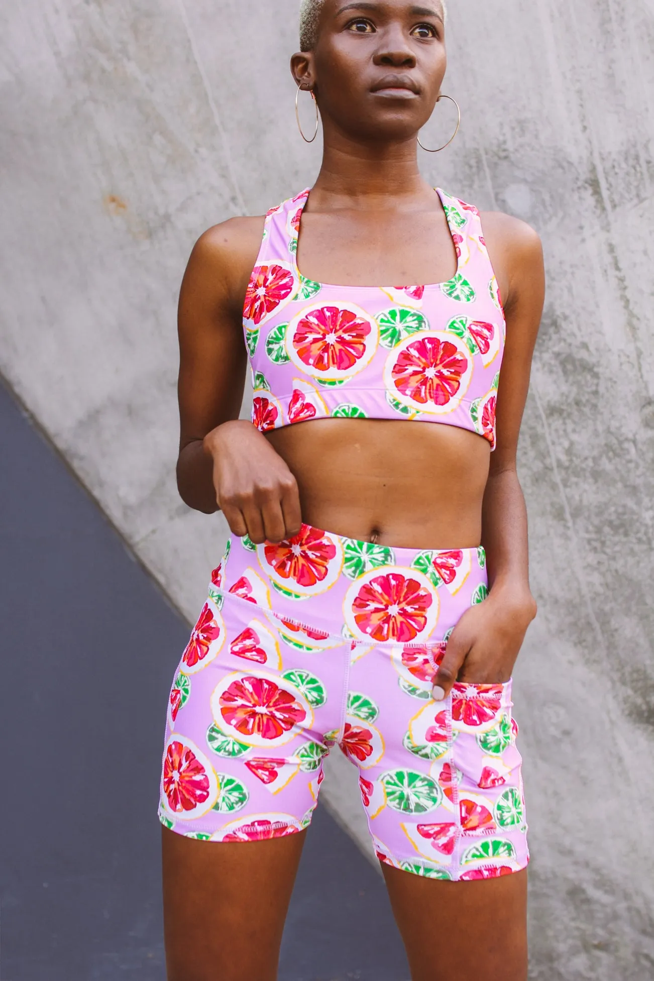 Grapefruit and Lime Shorts