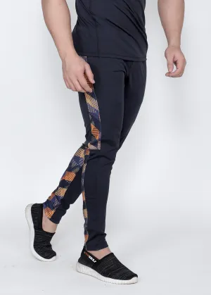 Graphite CrissCross Slim-Fit Trackpants