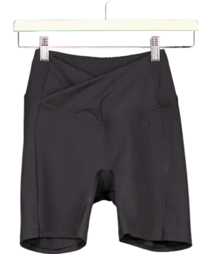 gymshark Black Crossover Shorts UK XS