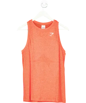 gymshark Orange Vital Training Tank Top UK S