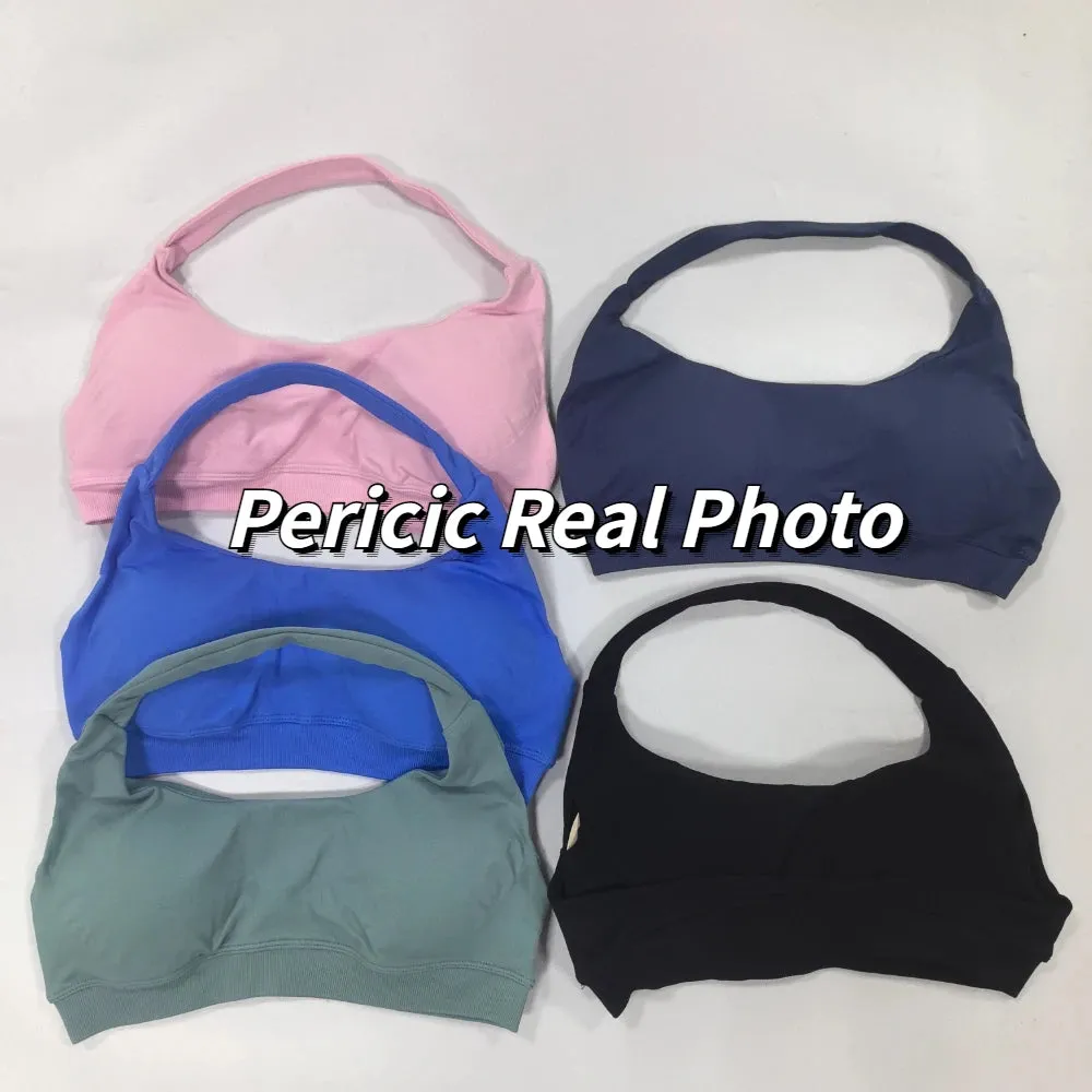 Halter Sports Bra & Scrunch Shorts Gym Suit Fitness Workout Clothes