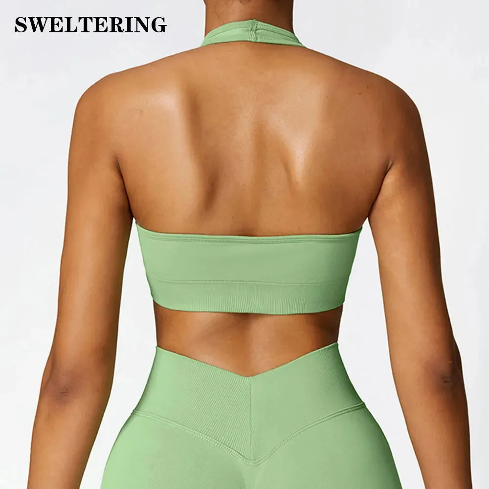 Hanging Neck Push-up & Padded Bra Activewear