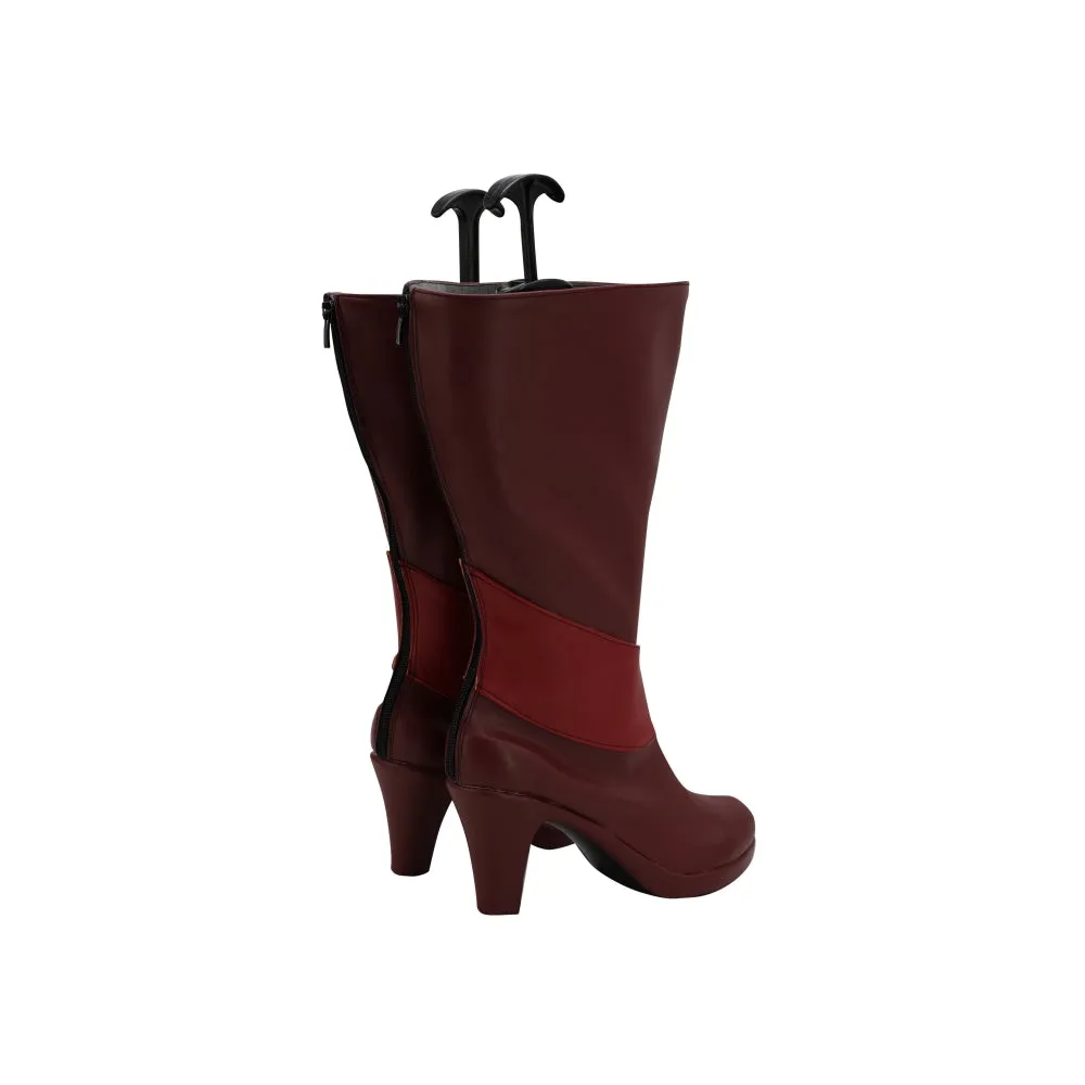 Hazbin Hotel Radio Demon Alastor TV Character Cosplay Boots Accessories Halloween Party Shoes