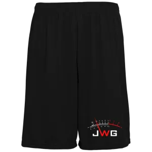 Heff413 Moisture-Wicking Pocketed 9 inch Inseam Training Shorts