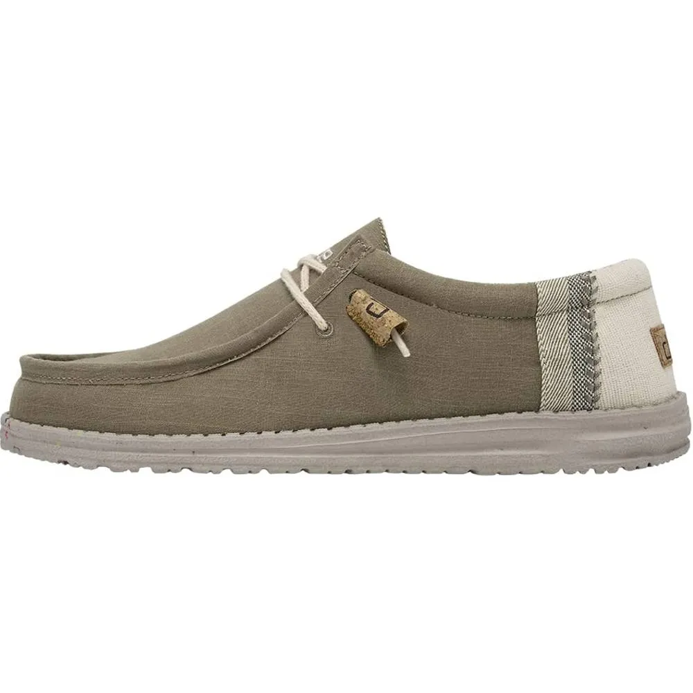 Hey Dude Men's Wally Sox Onyx Multiple Colors | Men’s Shoes | Men's Lace Up Loafers | Comfortable & Light-Weight