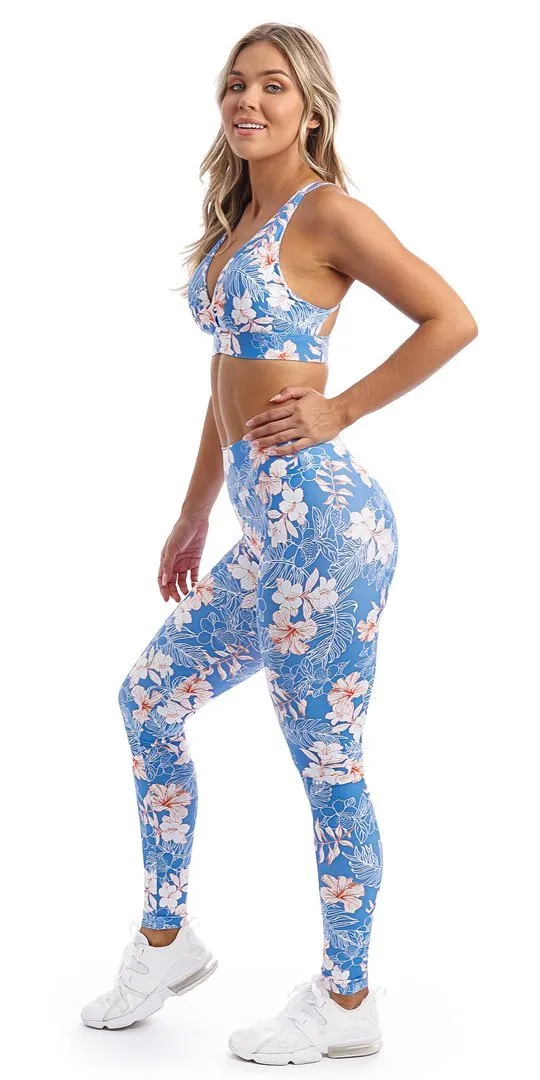 Hibiscus Kiss Diamond Back Bra