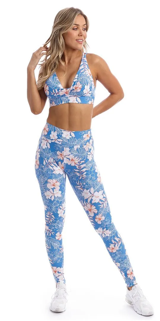 Hibiscus Kiss Diamond Back Bra