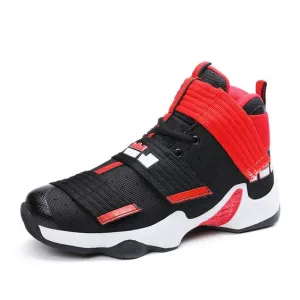 High Top Color Block Breathable Shoes