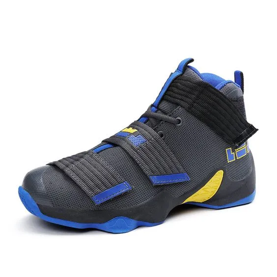 High Top Color Block Breathable Shoes