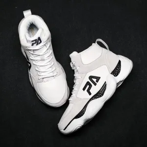 High Top Leather Basketball Shoes