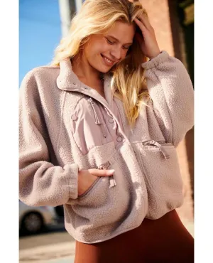 Hit The Slopes Jacket Mocha Taupe