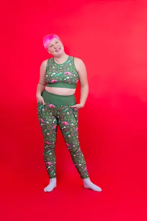 Holly Jolly Dino's Women's Activewear Leggings