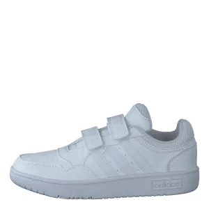 Hoops Lifestyle Basketball Hook-and-Loop Shoes Cloud White / Cloud White / Cloud White
