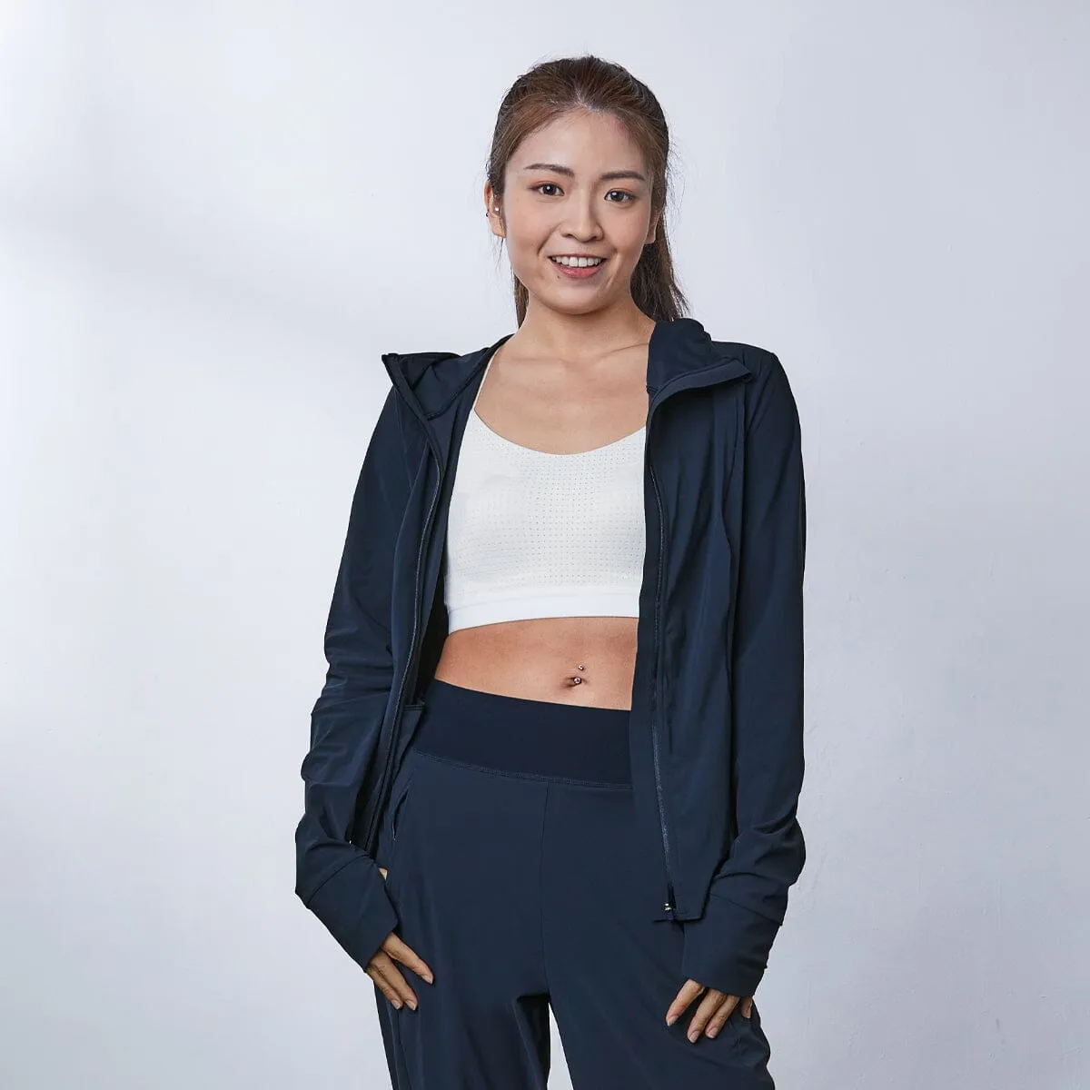 HOW- STAYDRY Cool Touch Quick Dry Running Jacket
