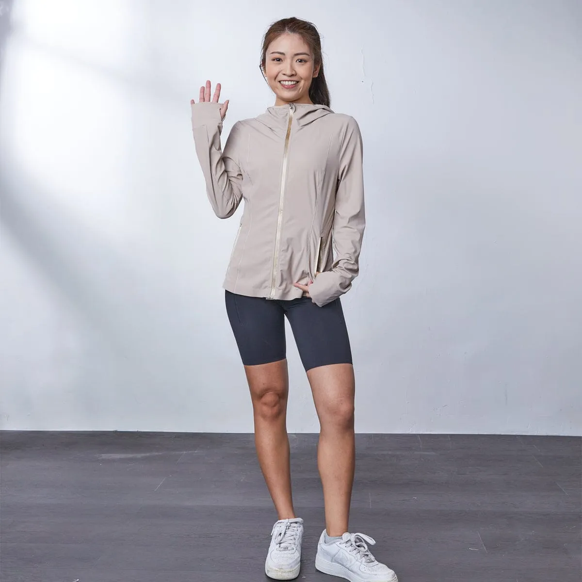 HOW- STAYDRY Cool Touch Quick Dry Running Jacket