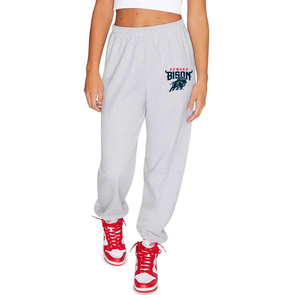 Howard Bison Gray Sweatpants
